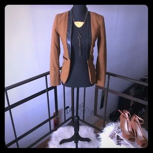 H&M deep tan/ mustard blazer
